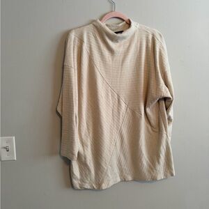 I.N. Studio Cream Knit Top So soft I would almost call it a light sweater